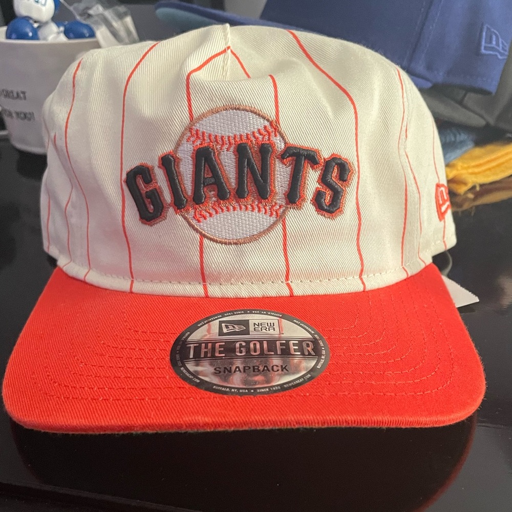 San Francisco Giants Pinstripe SnapBack Golfer Hat